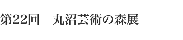 第22回　丸沼芸術の森展